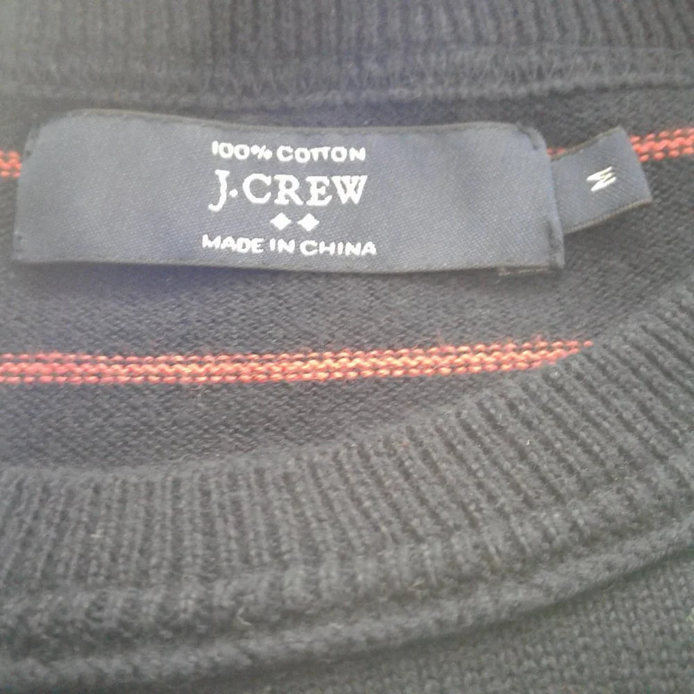 Vintage J. Crew Women's 100% Cotton Nautical Sweater - M - Good Condition